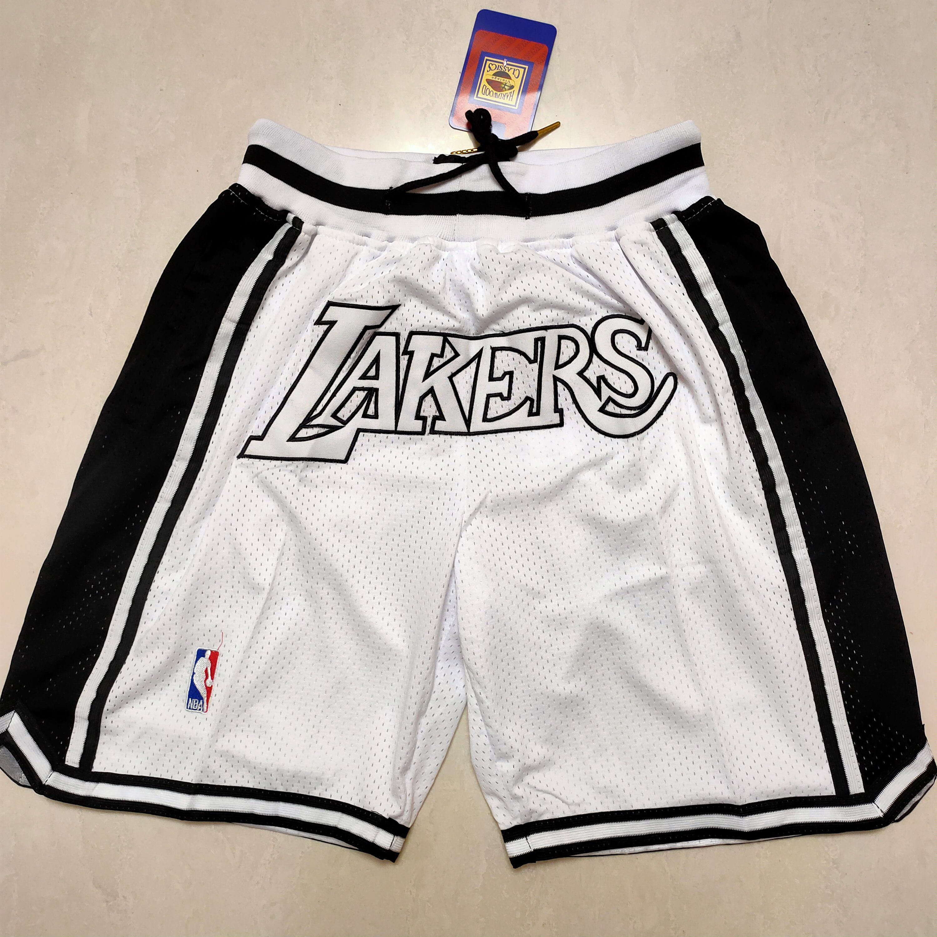 Men NBA Los Angeles Lakers Shorts 202302188->los angeles lakers->NBA Jersey
